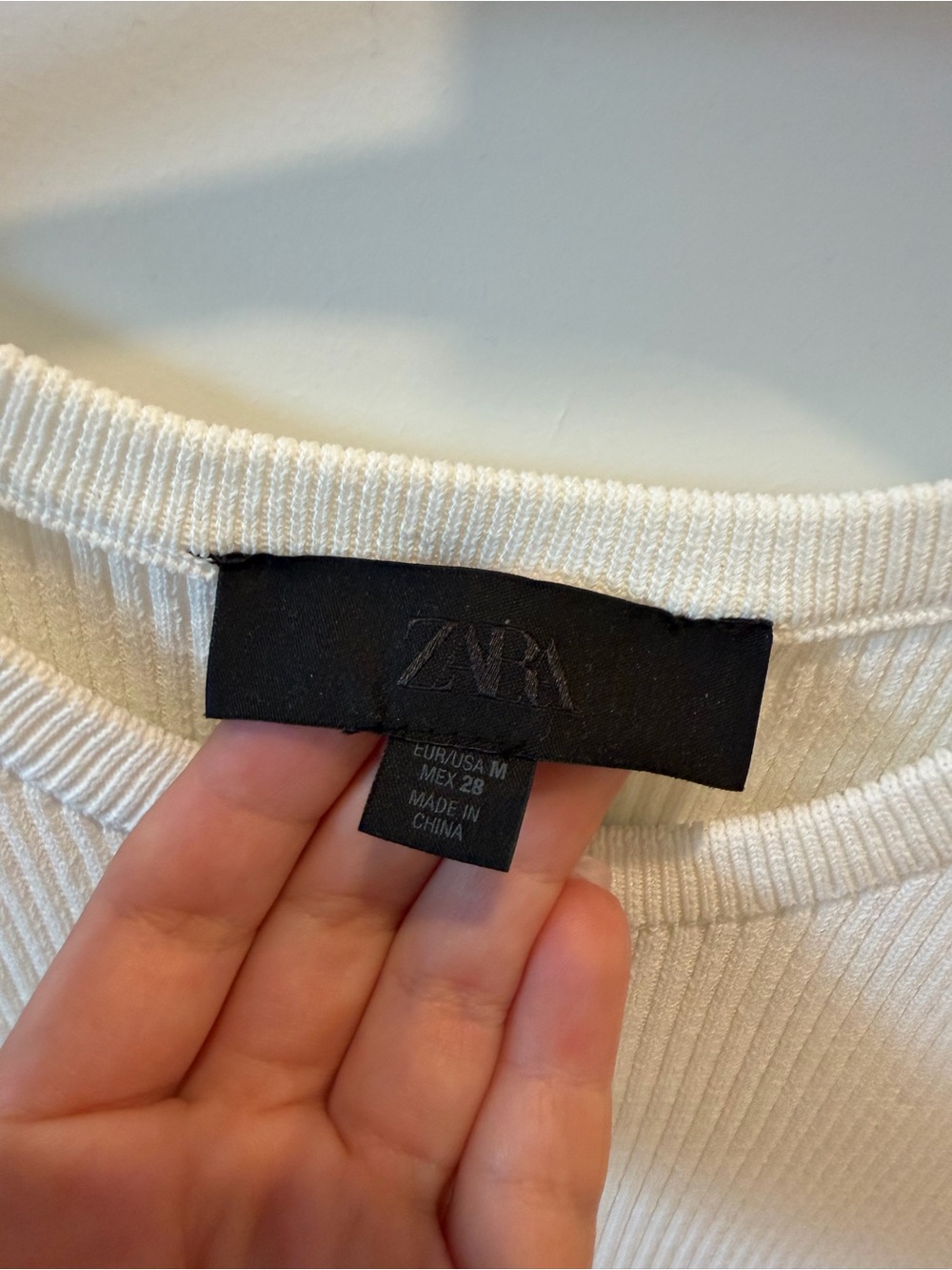ZARA Ribbed Knit Tank Top - Picture 3 of 5